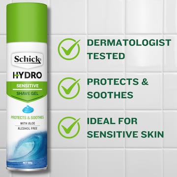 Schick Hydro Shave Gel Sensitive 198g