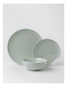 Avenue 12pc Dinner Set in Sage Green