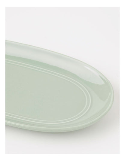 Avenue Oval Platter in Sage Green