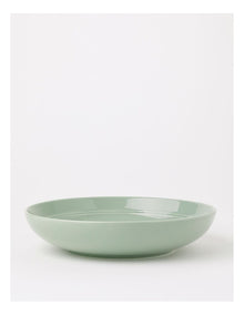 Avenue Shallow Serving Bowl in Sage Green