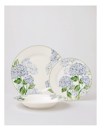 Hydrangea 12pc Dinner Set in Multicolour