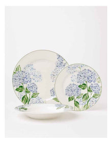 Hydrangea 12pc Dinner Set in Multicolour
