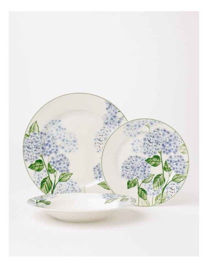 Hydrangea 12pc Dinner Set in Multicolour