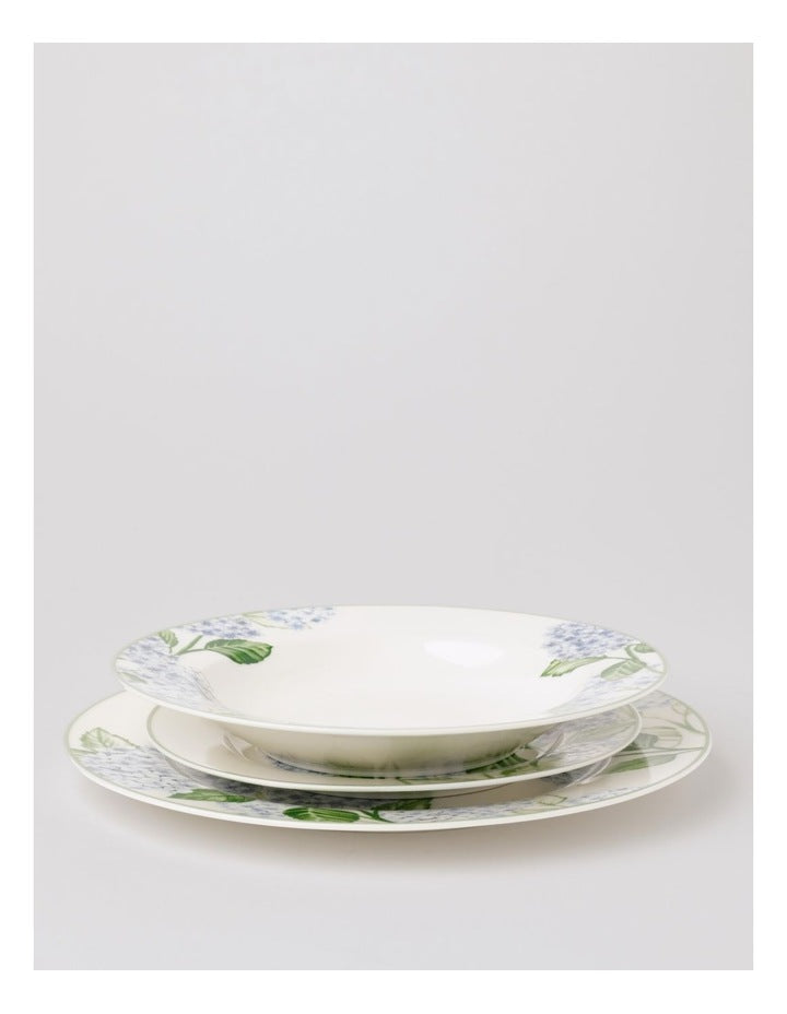 Hydrangea 12pc Dinner Set in Multicolour