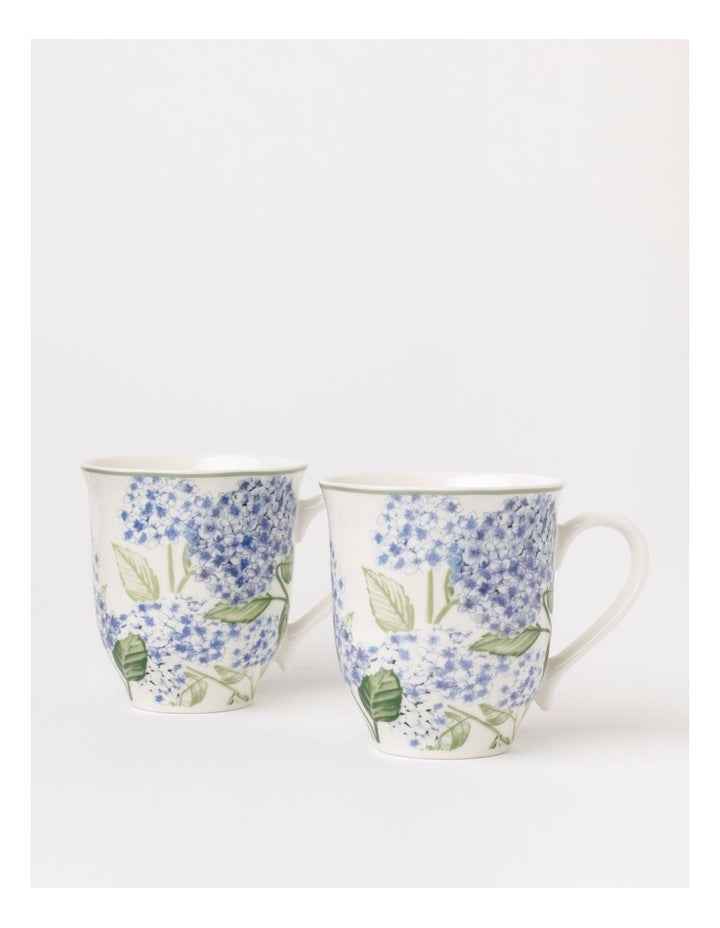 Hydrangea Mug Set of 2 in Multicolour