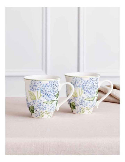Hydrangea Mug Set of 2 in Multicolour