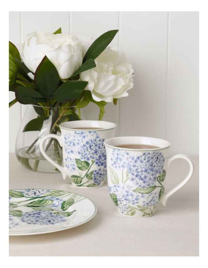 Hydrangea Mug Set of 2 in Multicolour