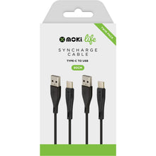 Moki Life Typec 90cm Cables Twin Pack 90cm 2 Pack