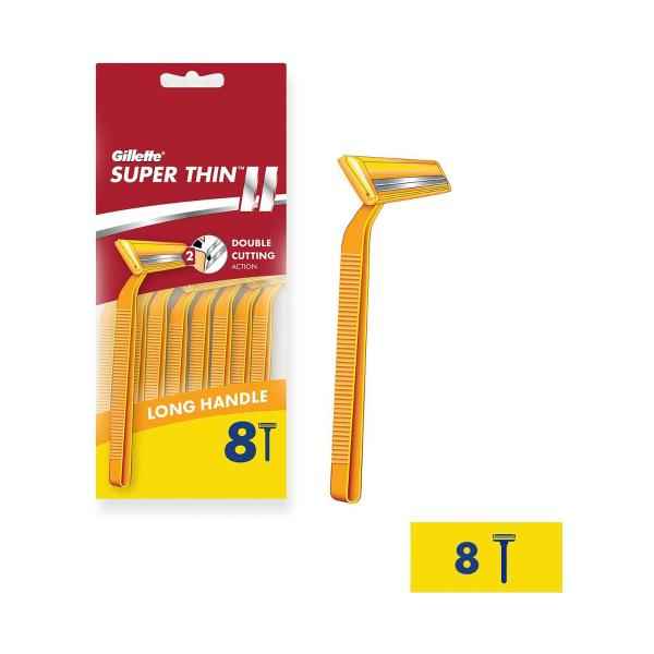 GILLETTE YELLOW MEN DISPOSABLE RAZORS 8 PACK