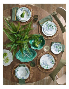 Cabbage Oval Platter in Green