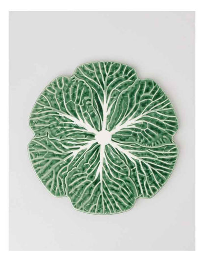 Cabbage Charger Plate in Green