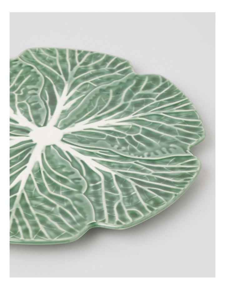 Cabbage Charger Plate in Green