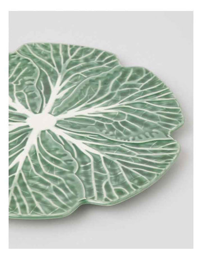 Cabbage Charger Plate in Green