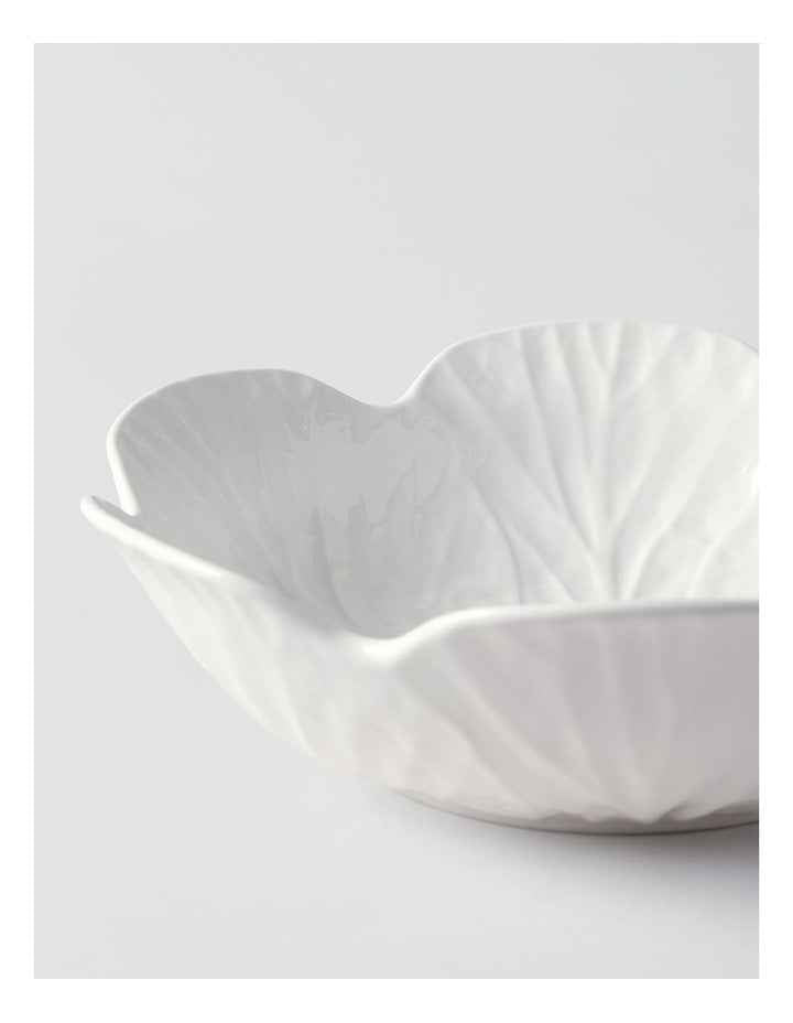Cabbage Serving Bowl in White