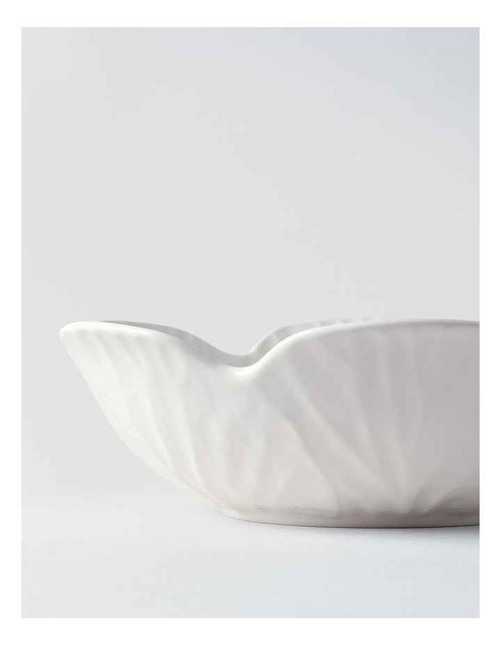 Cabbage Serving Bowl in White