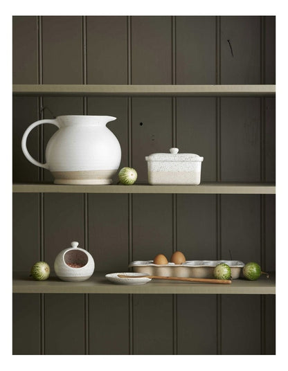 Natural Home Egg Crate 6 Cup 17.5x11.5x4.5cm in White Speckle