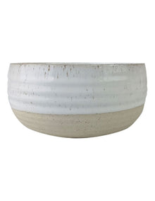 Natural Home 3 Wick Large Candle 15x7cm in White Speckle