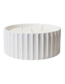 Lume Large 3 Wick Candle 15.5cm in White