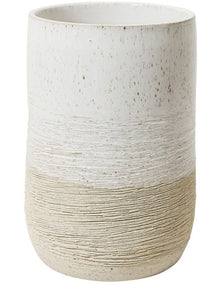 Terrain Vase Small 12x17cm in White