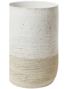 Terrain Vase Small 12x17cm in White