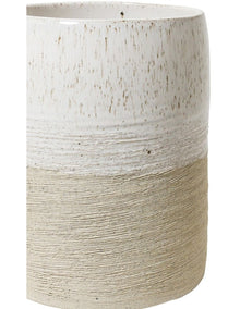 Terrain Vase Medium 16x20cm in White