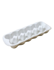 Natural Home Egg Crate 12 Cup in White Speckle