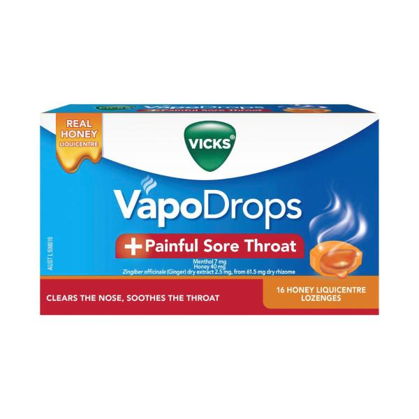 VICKS PAINFUL SORETHROAT- 16 PACK LOZENGES