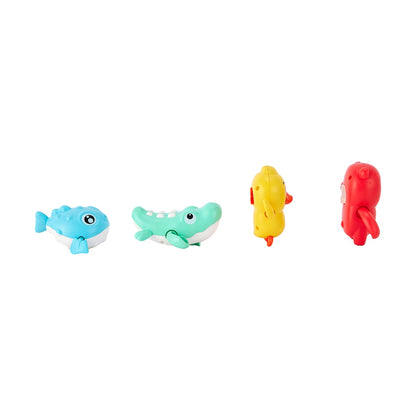 4 Pack Wind-Up Swimming Toys