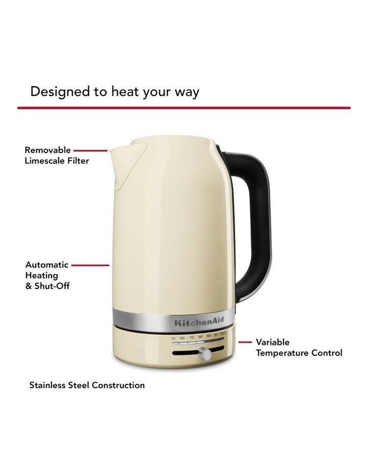 Electric Kettle 1.7L in Almond Cream 5KEK1701AAC