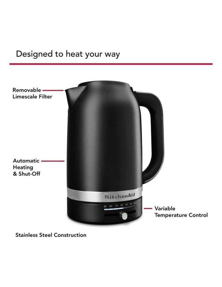 Electric Kettle 1.7L in Matte Black 5KEK1701ABM