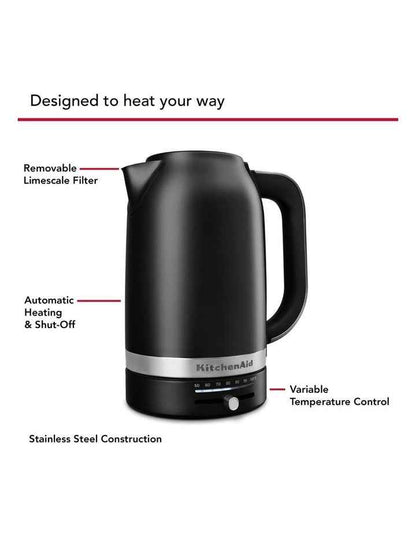 Electric Kettle 1.7L in Matte Black 5KEK1701ABM