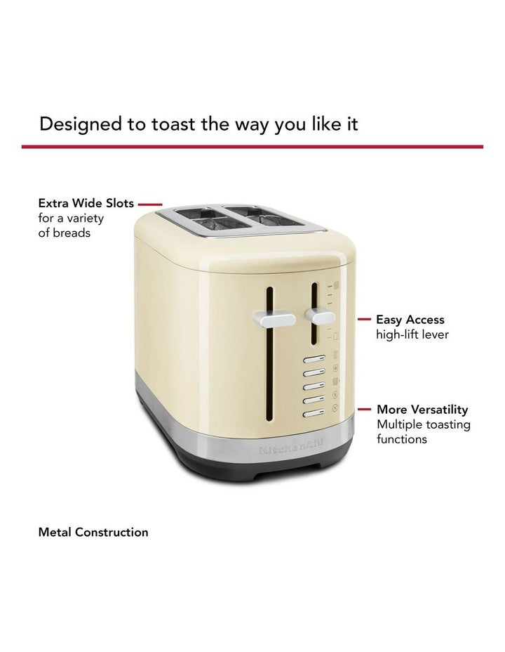 2 Slice Toaster in Almond Cream 5KMT2109AAC