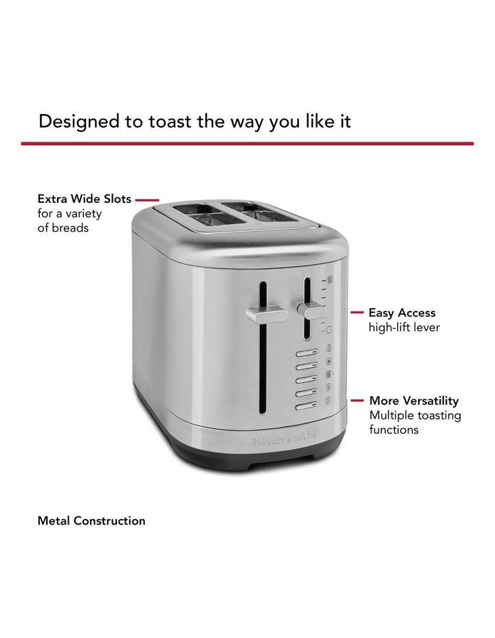 2 Slice Toaster in Stainless Steel 5KMT2109ASX