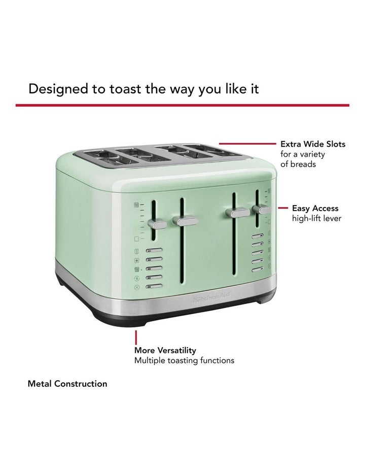 4 Slice Toaster in Pistachio 5KMT4109APT