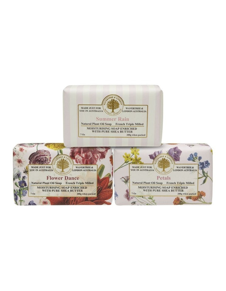Flower Dance Soap Trio Gift Set 200g