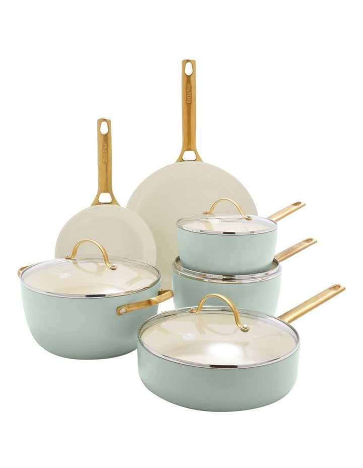 Padova 6pc Cookware Set Mint Green PFAS-free