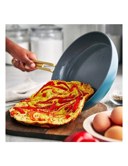 Stanley Tucci 2 Piece Frypan Set 20/26cm in Venetian Teal