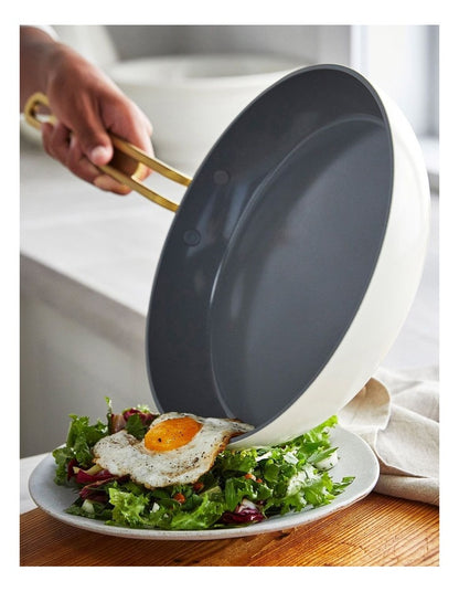 Stanley Tucci Frypan Set 20x26cm 2Piece in Carrara White