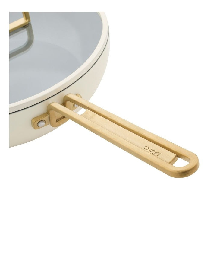 Stanley Tucci Covered Essential/Stanley Pan 33cm Carrara White