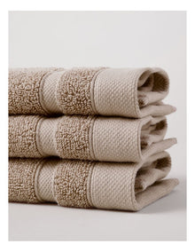 Luxury Egyptian 3pk Face Washer in Silver