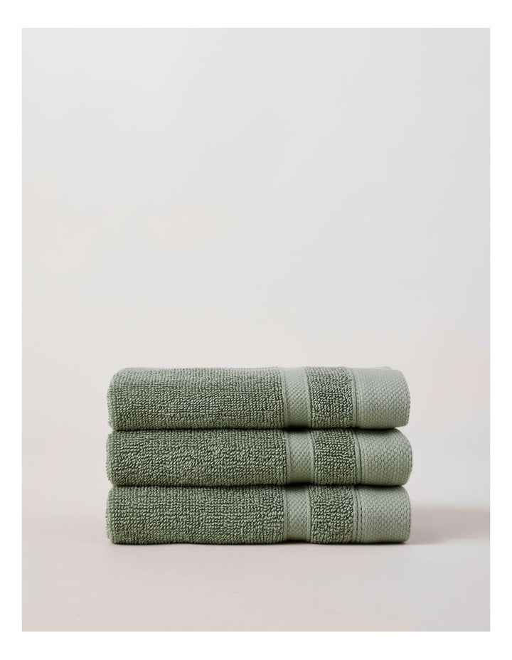 Luxury Egyptian 3pk Face Washer in Sage