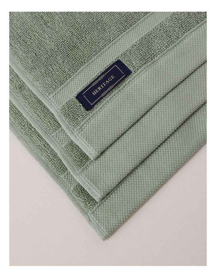 Luxury Egyptian 3pk Face Washer in Sage