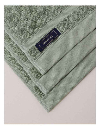 Luxury Egyptian 3pk Face Washer in Sage
