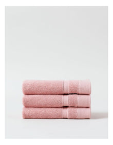 Luxury Egyptian 3pk Face Washer in Rose