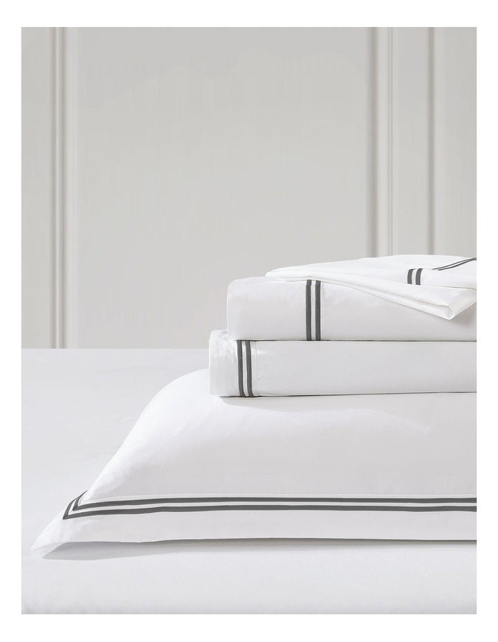 Santiago Sheet Set in Charcoal