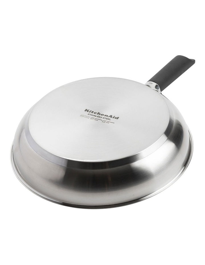Classic Stainless Steel Triple Frypan Set 20 x 24 x 28cm in Silver