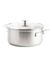 Covered Casserole 24cm/5.66L uncoated PFAS-free