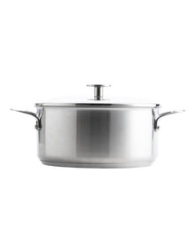 Covered Casserole 24cm/5.66L uncoated PFAS-free
