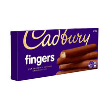 CADBURY FINGERS MILK CHOCOLATE BISCUITS 124G