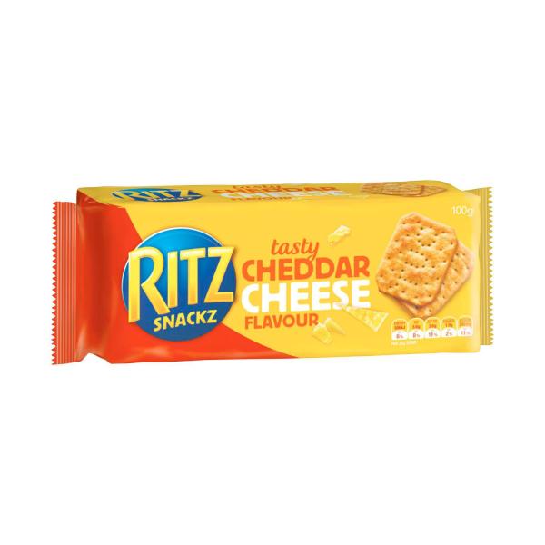 RITZ SNACKZ CRACKERS:TASTY CHEESE:.:100 GRAM